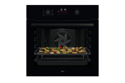 AEG 6000 Pyrolytic Self Clean Built-in Single Oven | OS6PB50AK | Black