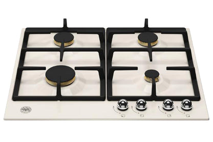 Bertazzoni Heritage Series 60cm 4 Burner Gas Hob | P604HERAX | Stainless Steel