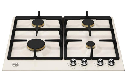 Bertazzoni Heritage Series 60cm 4 Burner Gas Hob | P604HERAX | Stainless Steel