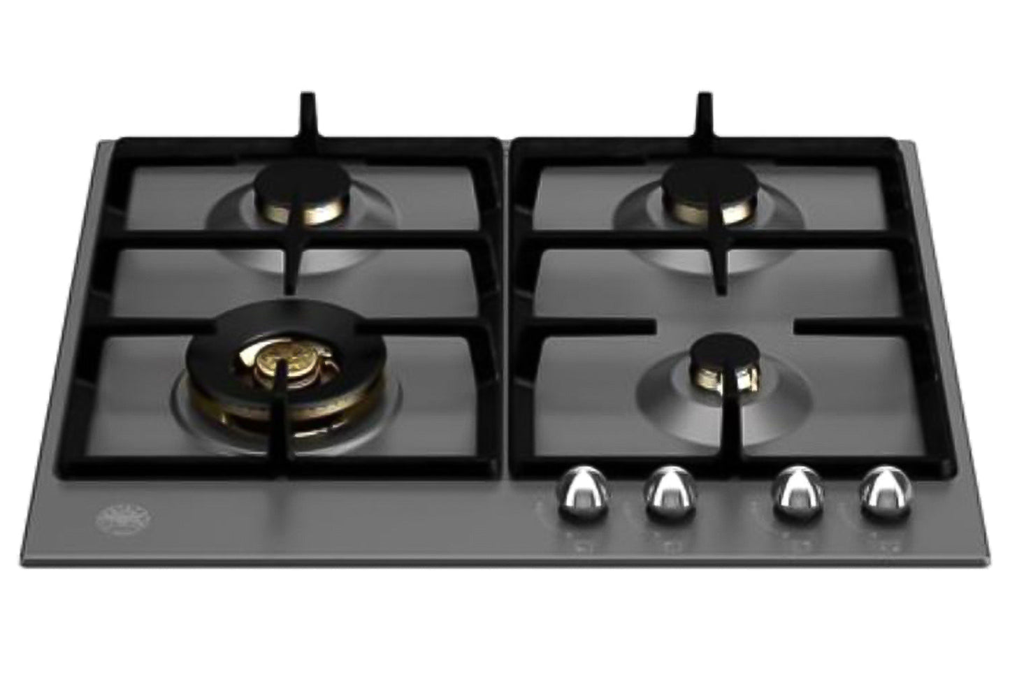 Bertazzoni Heritage Series 60cm 4 Burner Gas Hob | P604LHERNE | Nero Matt
