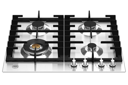 Bertazzoni Modern Series 60cm 4 Burner Gas Hob | P604LMODX | Stainless Steel