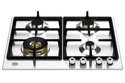Bertazzoni Professional Series 60cm 4 Burner Gas Hob | P604LPROX | Stainless Steel