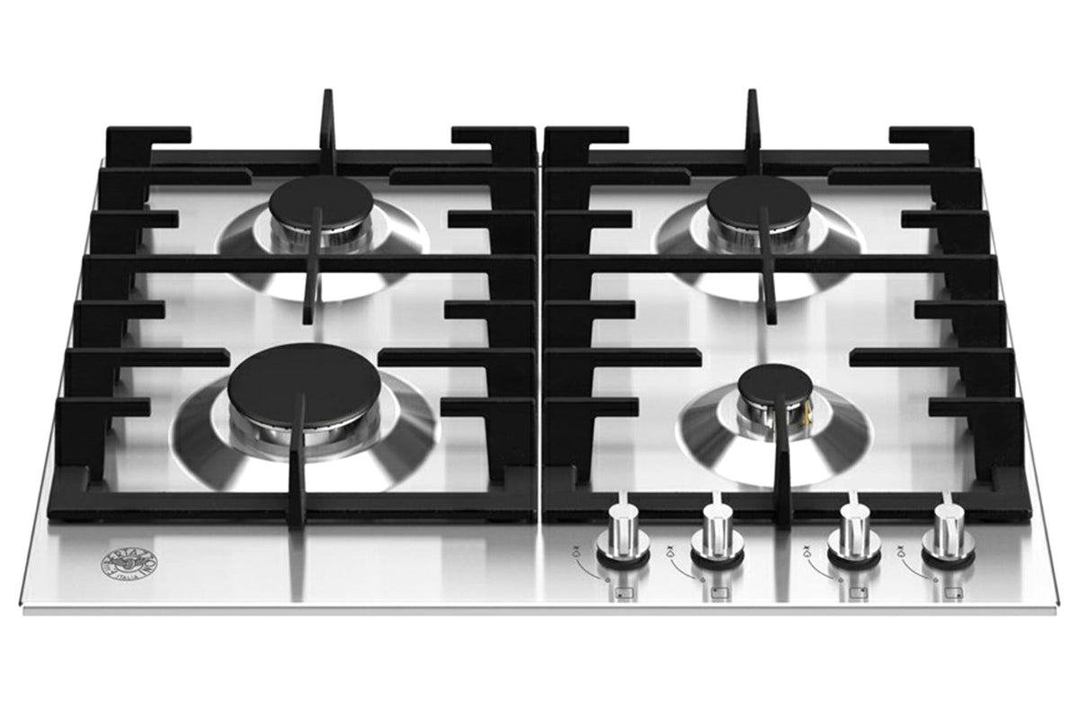 Bertazzoni Modern Series 60cm 4 Burner Gas Hob | P604MODX | Stainless Steel