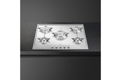 Smeg Renzo Piano 72cm Built-in Gas Hob | P705ES | Stainless Steel