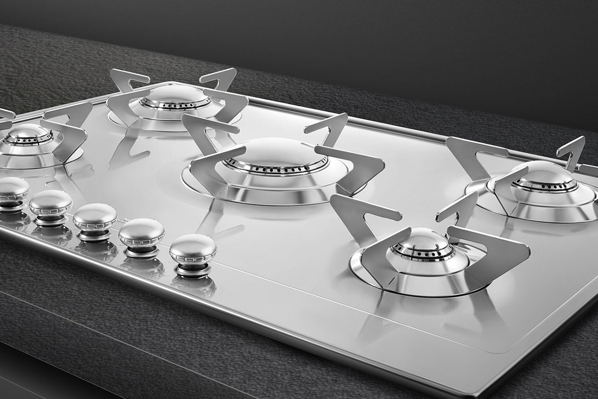 Smeg Renzo Piano 72cm Built-in Gas Hob | P705ES | Stainless Steel