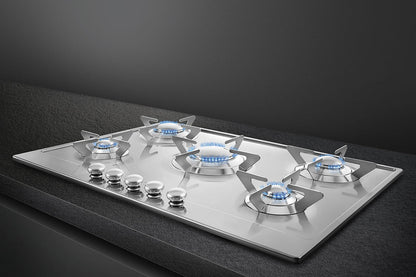 Smeg Renzo Piano 72cm Built-in Gas Hob | P705ES | Stainless Steel