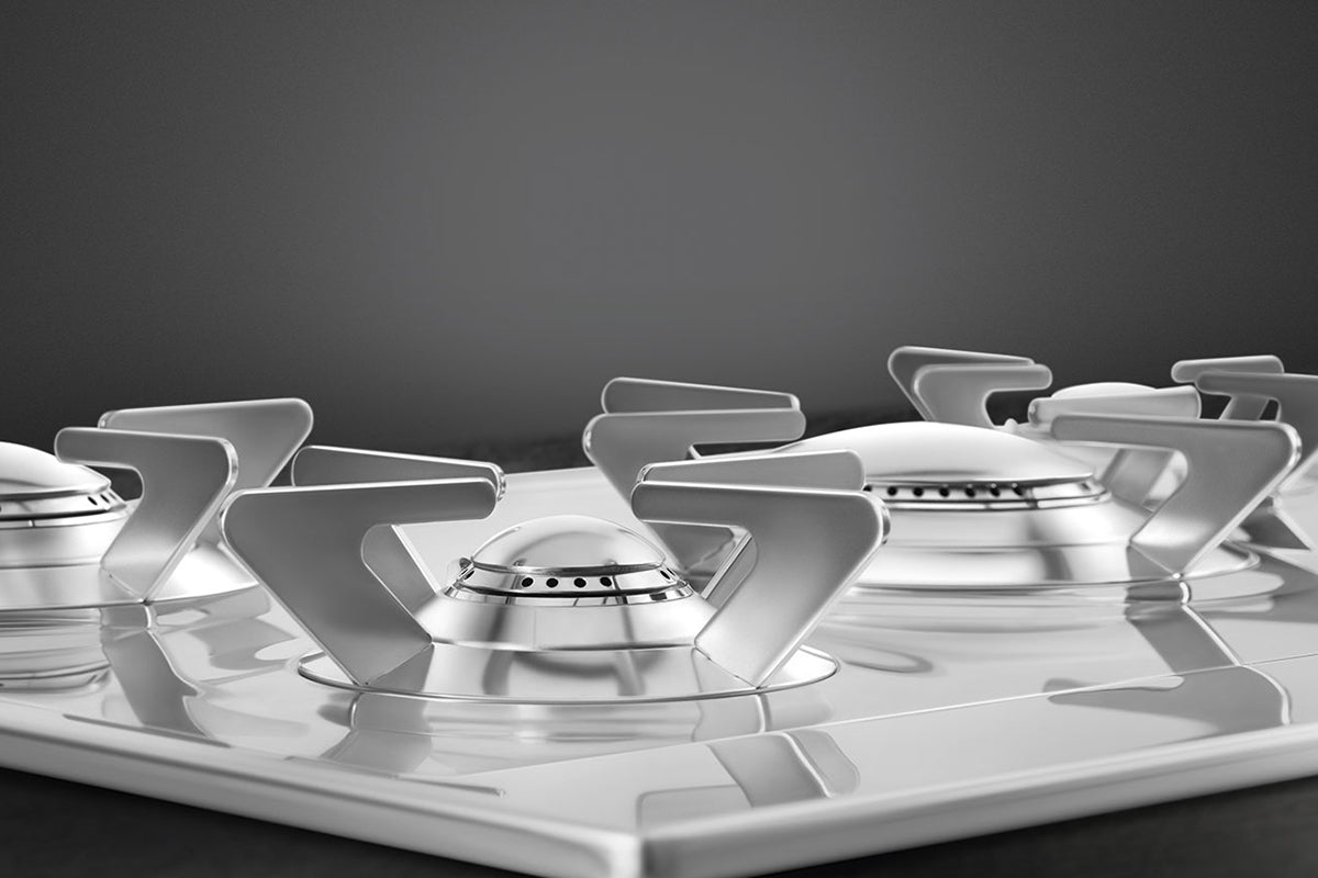 Smeg Renzo Piano 72cm Built-in Gas Hob | P705ES | Stainless Steel