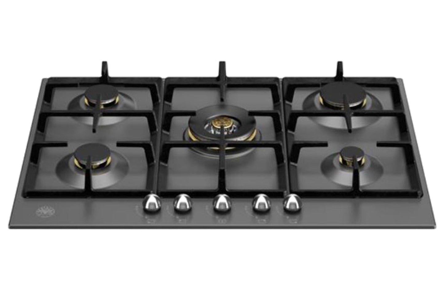 Bertazzoni Heritage Series 75cm 5 Burner Gas Hob | P755CHERNE | Nero Matt