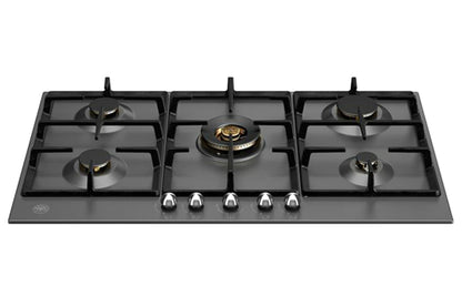 Bertazzoni Modern Series 75cm 5 Burner Gas Hob | P755CMODNE | Matt Black