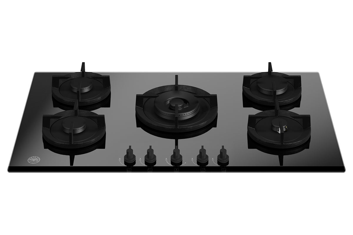 Bertazzoni Modern Series 90cm 5 Burner Gas Hob | P905CMODGNE | Nero