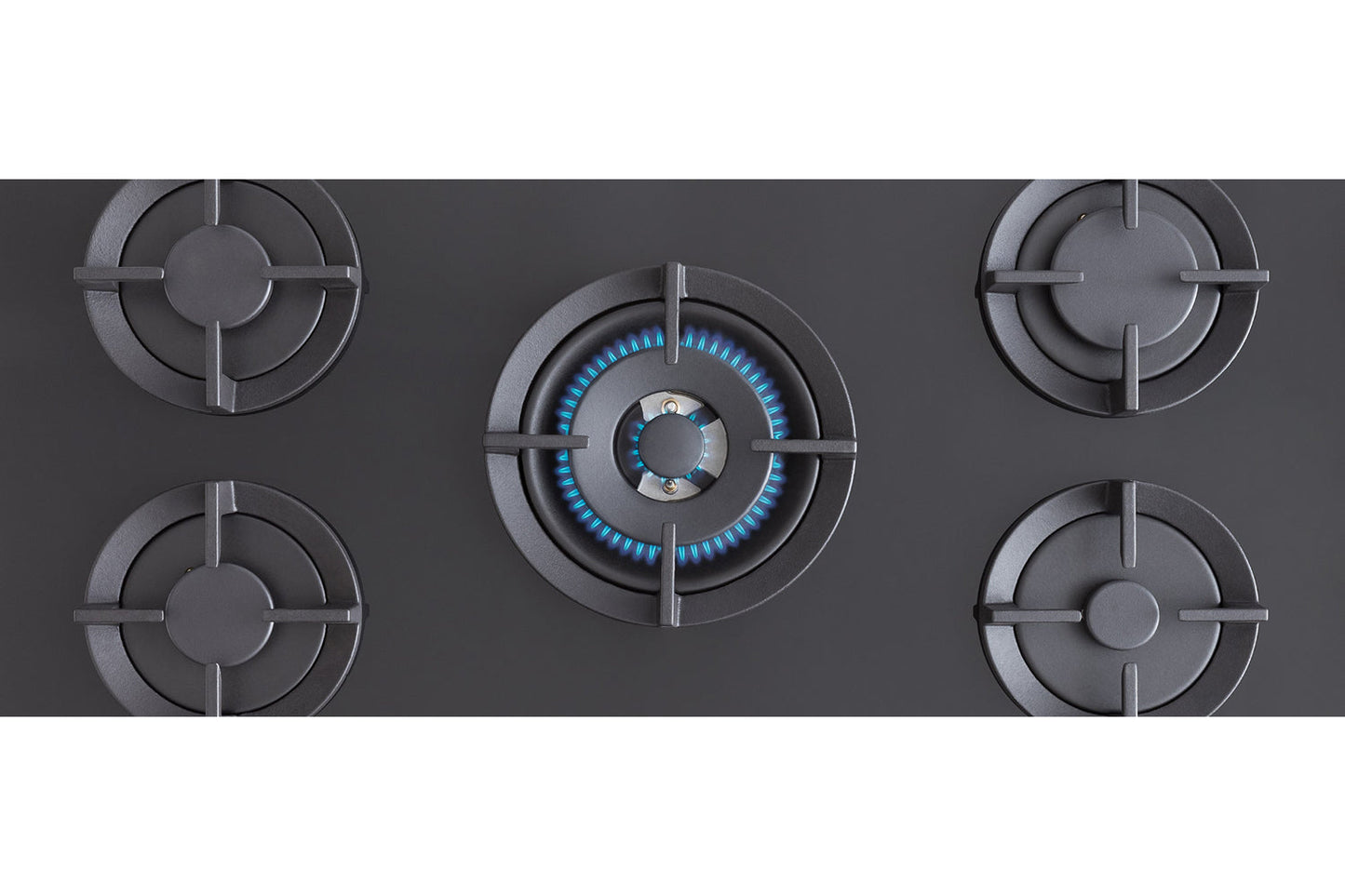 Bertazzoni Professional Series 90cm 5 Burner Gas Hob | P905CPROGNE | Black