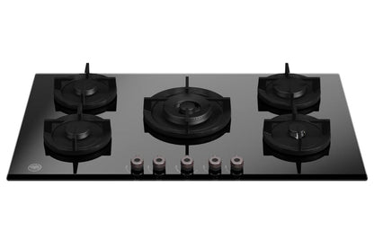 Bertazzoni Professional Series 90cm 5 Burner Gas Hob | P905CPROGNE | Black