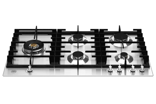 Bertazzoni Modern Series 90cm 5 Burner Gas Hob | P905LMODX | Stainless Steel