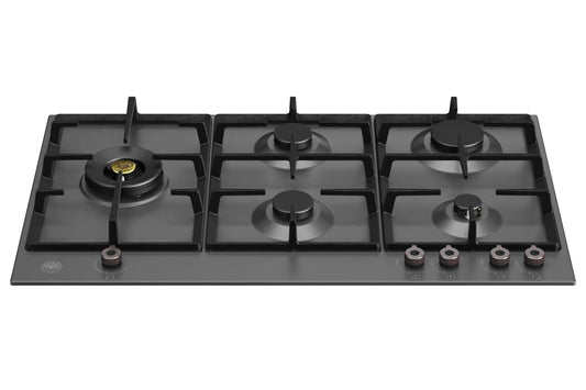 Bertazzoni  Professional Series 90cm 5 Burner Gas Hob | P905LPRONE | Black