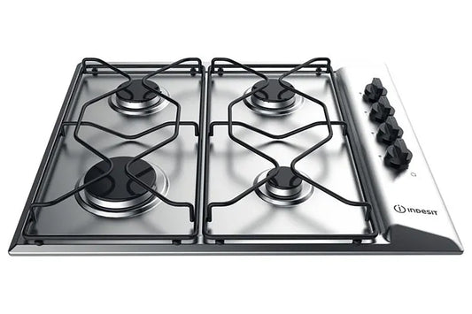 Indesit 58 cm Built-in Gas Hob | Stainless Steel