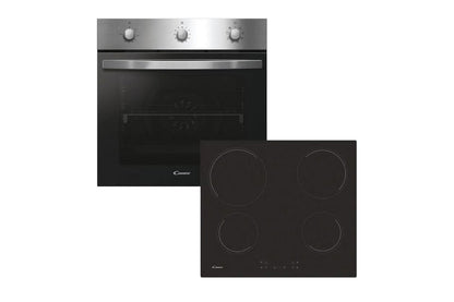 Candy Built-in Electric Single Oven and Ceramic Hob Pack | PCI27XCH64CCBS