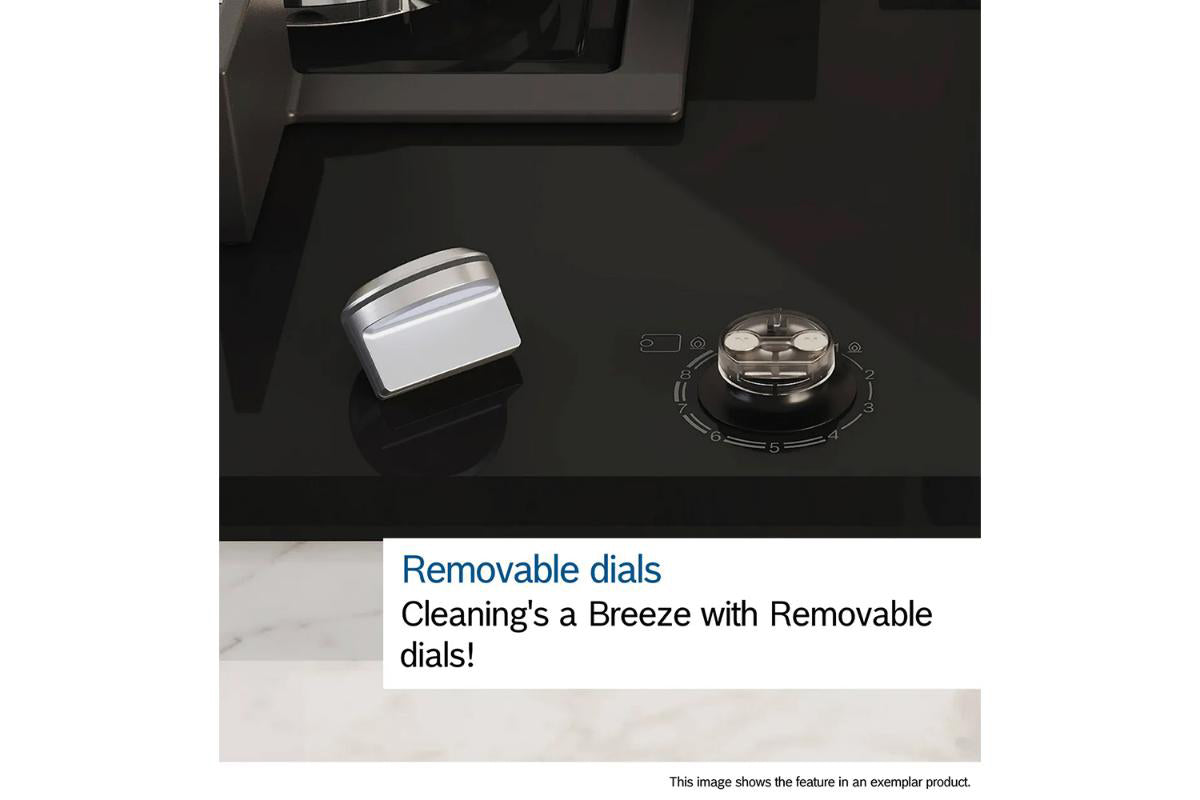 Bosch Series 6 60cm 4 Burner Gas Hob | PCP6A5I90 | Stainless Steel