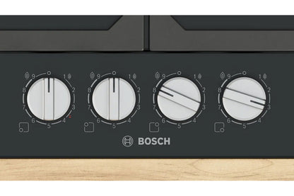 Bosch Series 6 60cm 4 Burner Gas Hob | PCP6A6I90 | Black
