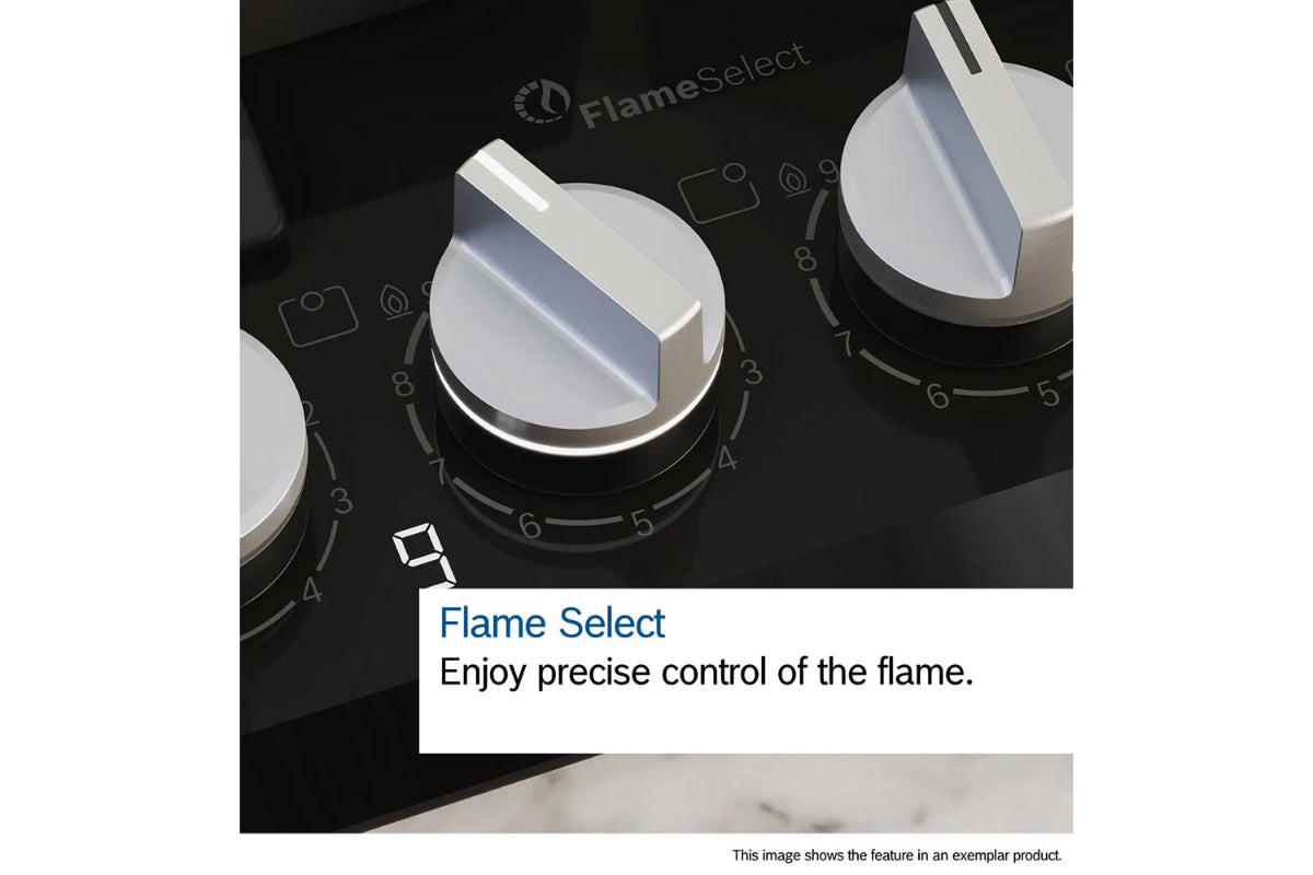 Bosch Series 6 60cm 4 Burner Gas Hob | PCP6A6I90 | Black