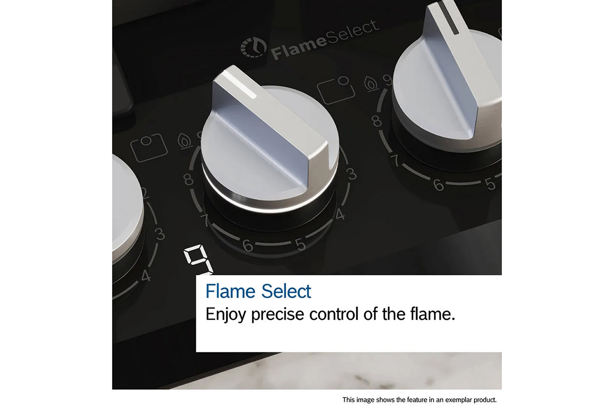 Bosch Series 6 75cm 5 Burner Gas Hob | PCQ7A5I90 | Stainless Steel