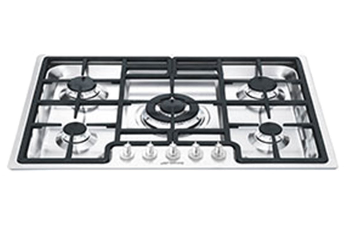 Smeg 72cm Classic Aesthetic Built-in Gas Hob | PGF75-4 | Stainless Steel