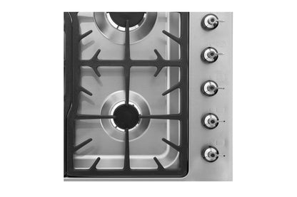 Smeg 90cm Built-in Classic Gas Hob | PGF95-4 | Stainless Steel
