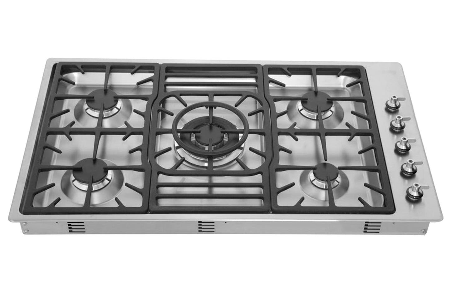 Smeg 90cm Built-in Classic Gas Hob | PGF95-4 | Stainless Steel