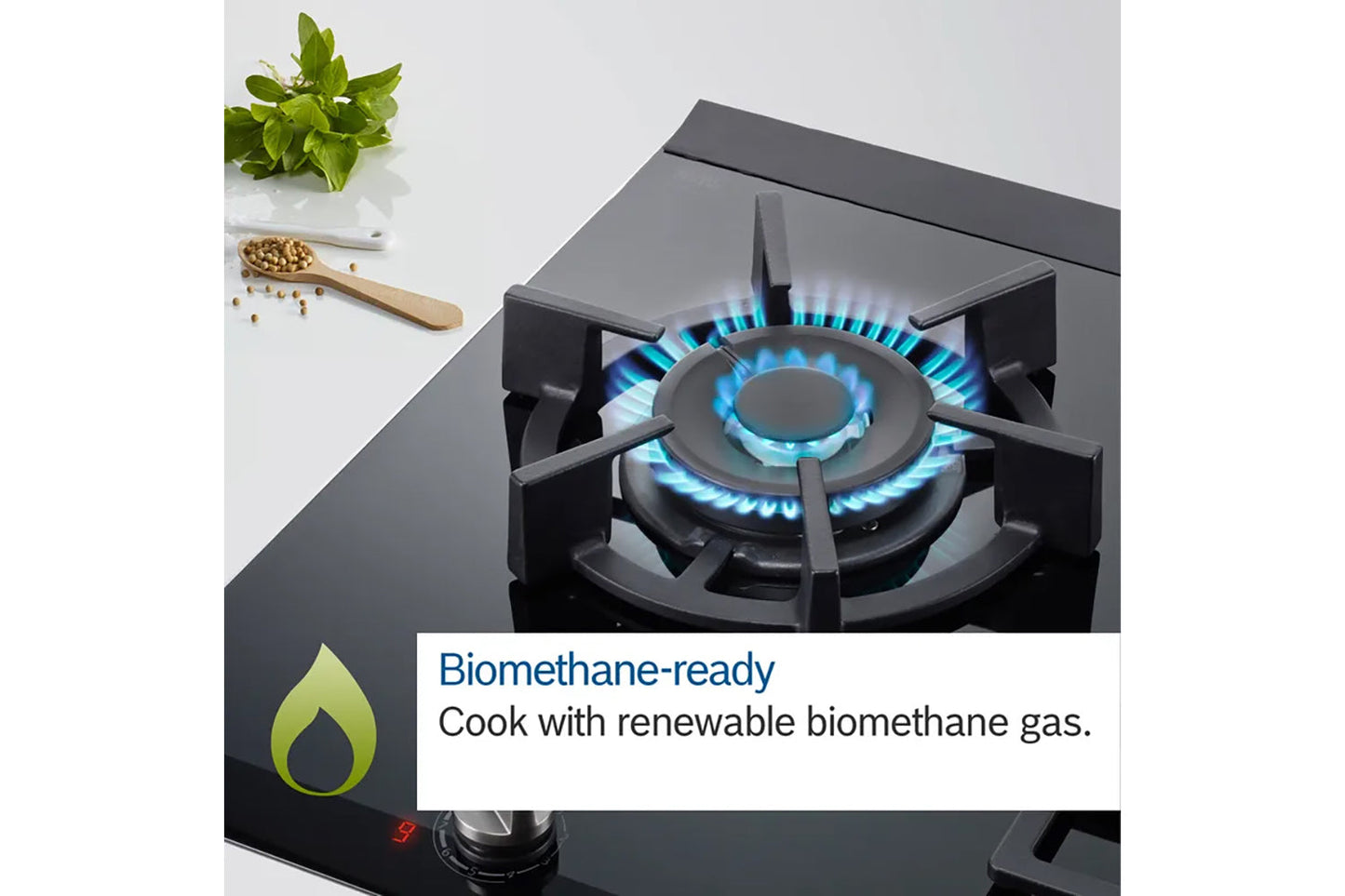 Bosch Series 4 60cm 4 Burner Gas Hob | PGP6B5K90 | Stainless Steel