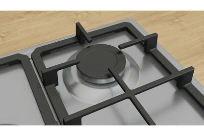 Bosch Series 4 75cm 5 Burner Gas Hob | PGQ7B5K90 | Stainless Steel