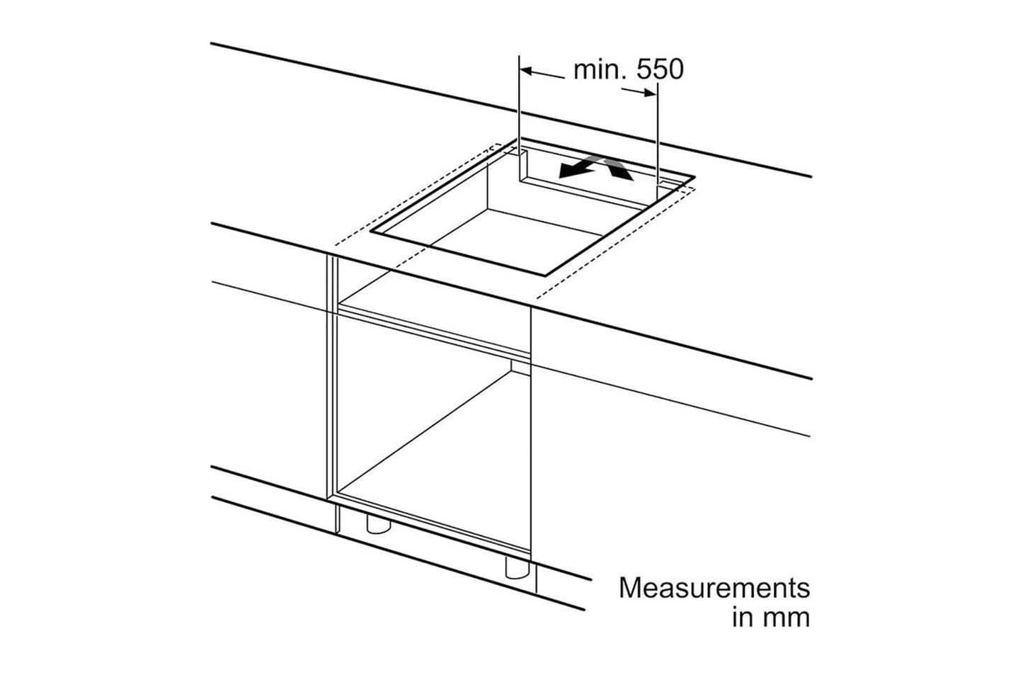 Bosch Series 4 60cm Built-In Induction Hob | PIE631BB5E
