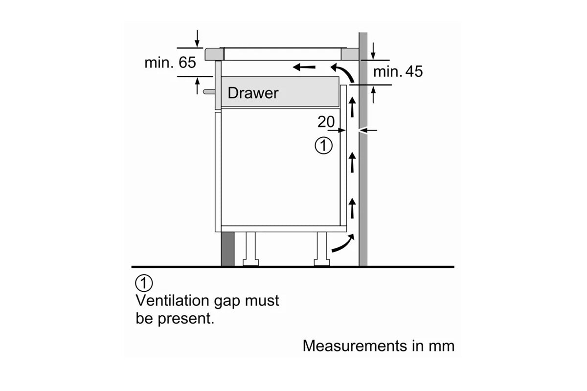 Bosch Series 6 80cm 5 Zone Induction Hob | PIV831HB1E | Black