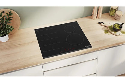 Bosch Series 6 60cm 4 Zone Induction Hob | PIX631HC1E | Black