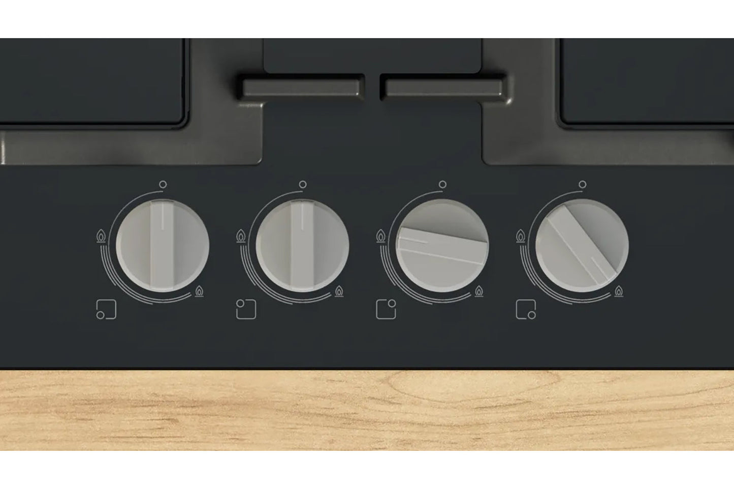 Bosch Series 4 60cm 4 Burner Gas Hob | PNP6B6K40 | Black