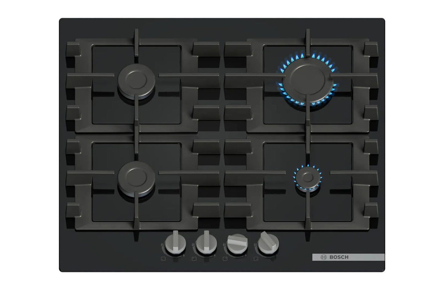 Bosch Series 4 60cm 4 Burner Gas Hob | PNP6B6K40 | Black