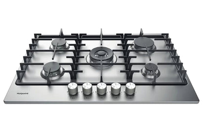 Hotpoint 75cm Built-in Gas Hob | PPH75GDFIXUK | Inox