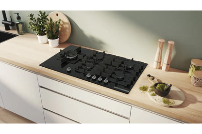 Bosch Series 6 90cm 5 Burner Gas Hob | PPM9A6I40 | Black