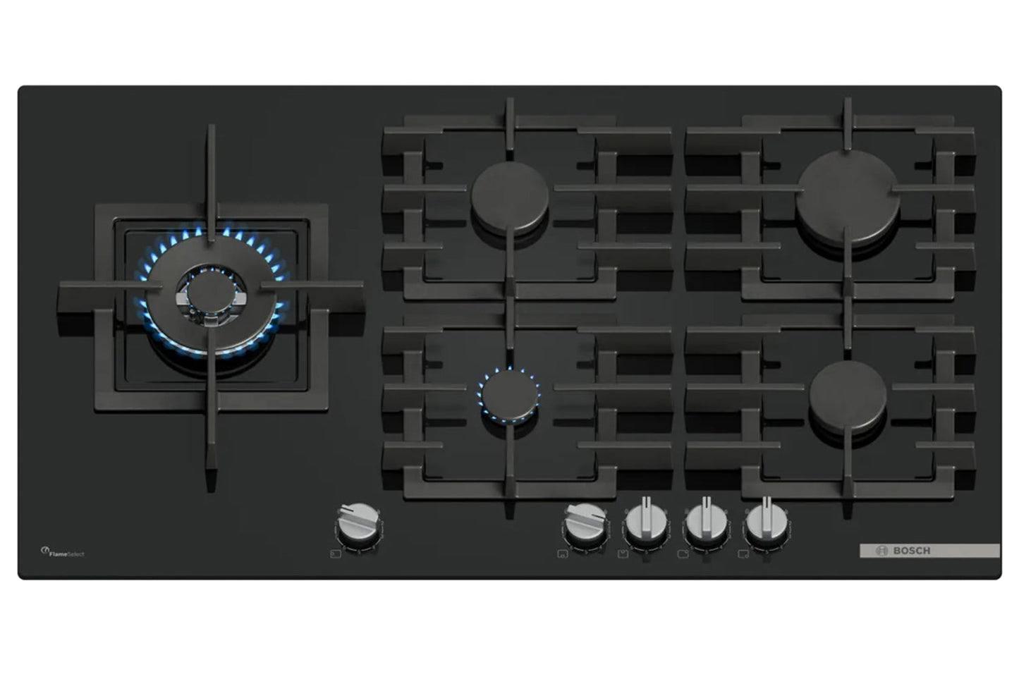 Bosch Series 6 90cm 5 Burner Gas Hob | PPM9A6I40 | Black