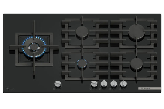Bosch Series 6 90cm 5 Burner Gas Hob | PPM9A6I40 | Black