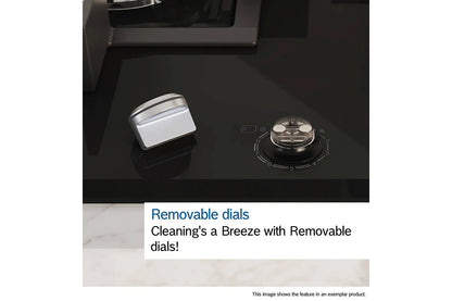 Bosch Series 6 75cm 5 Burner Gas Hob | PPQ7A6I40 | Black