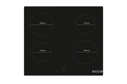 Bosch Series 2 60cm 4 Zone Induction Hob | PUG61RAA5B | Black