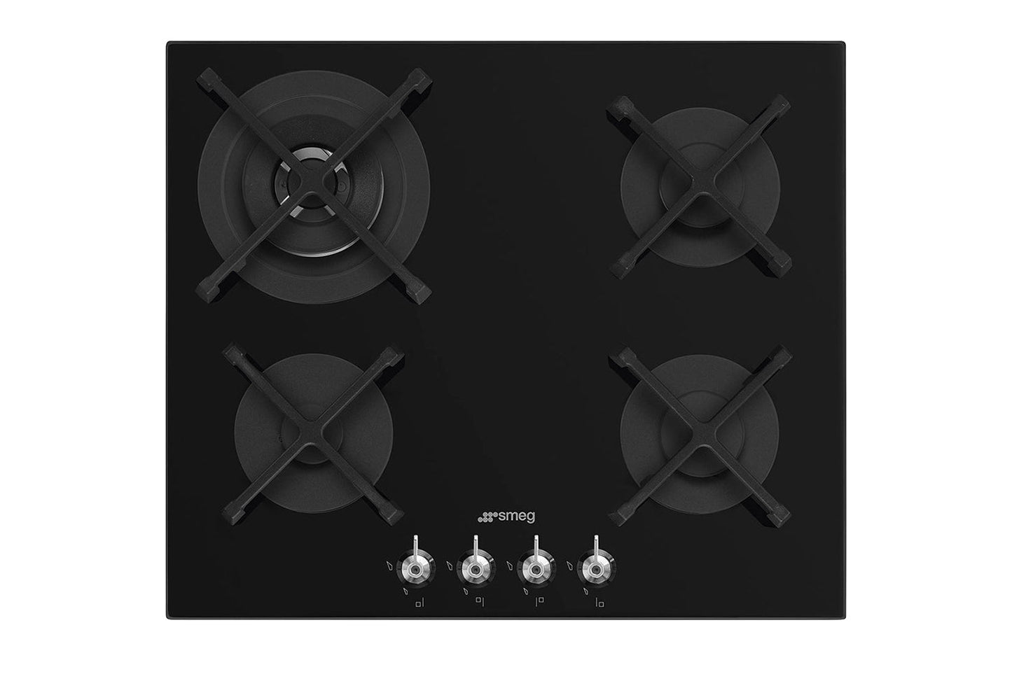 Smeg 60cm Built-in Gas Hob | PV364N | Black