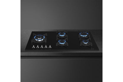 Smeg 90cm Built-in Gas Hob | PV395LN | Black