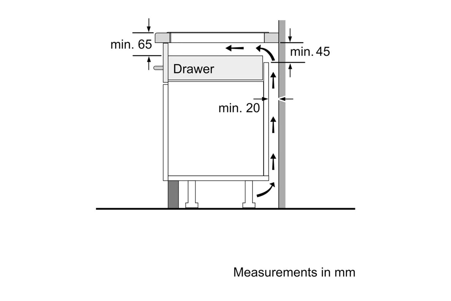 Bosch Series 4 60cm Built-in Induction Hob | PWP611BB5B | Black