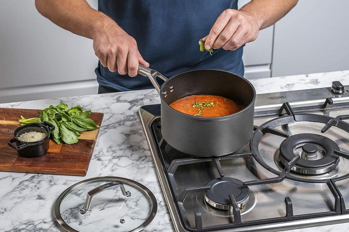 Ninja Zerostick 3 Piece Sauce Pan Set | C33000UK | Grey