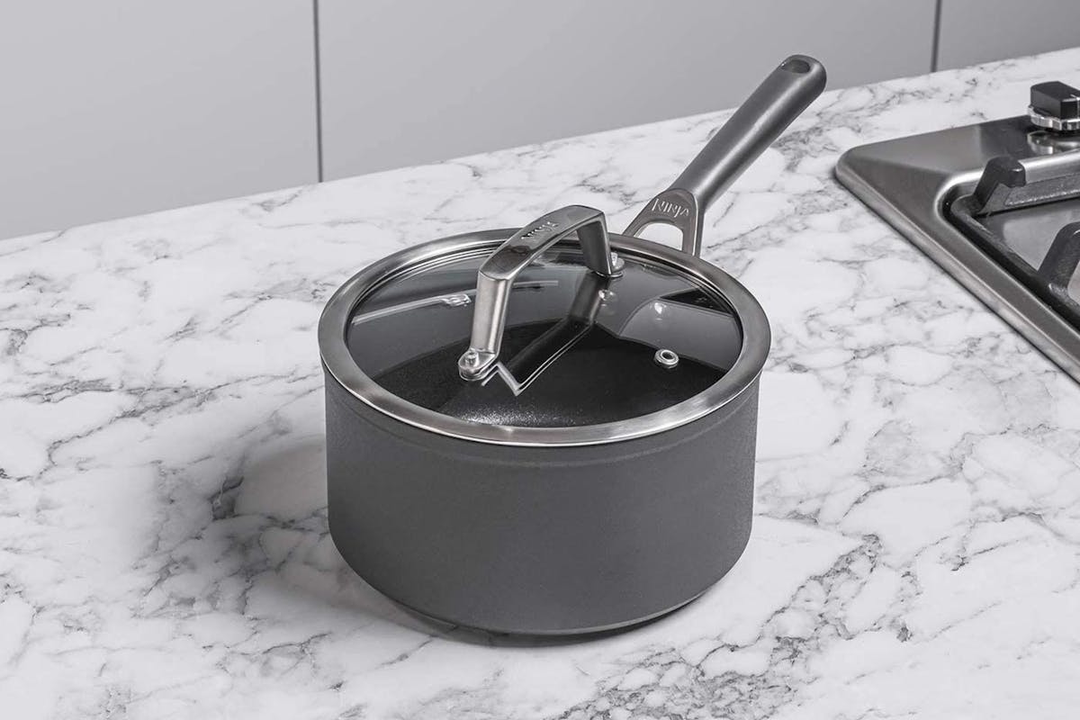 Ninja Zerostick 3 Piece Sauce Pan Set | C33000UK | Grey