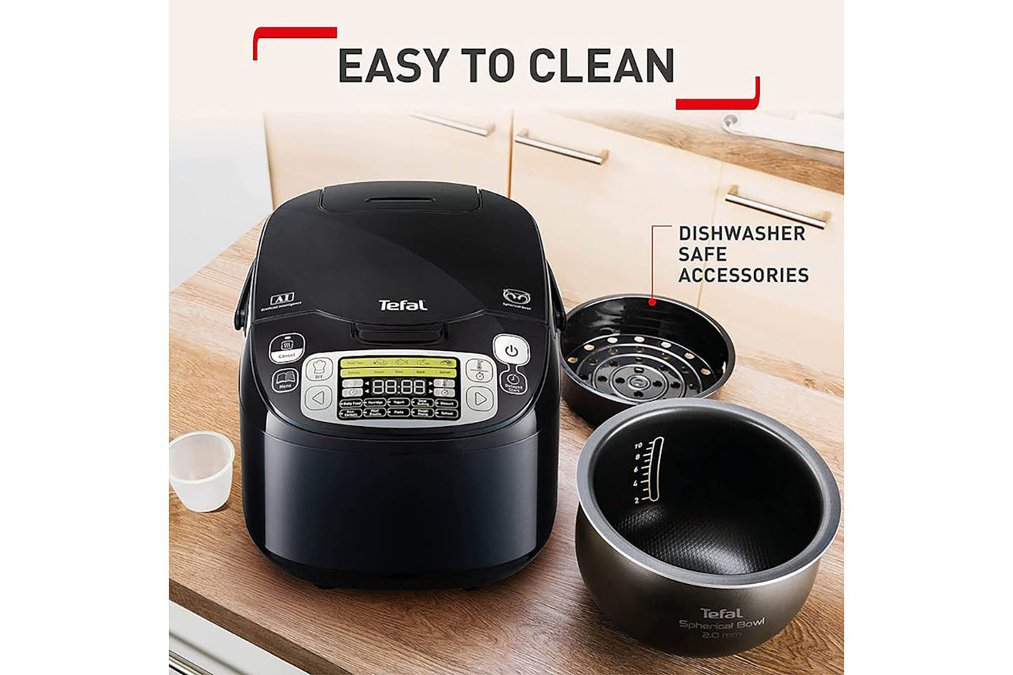 Tefal SpheriCook 5L Multicooker | RK745840 | Black