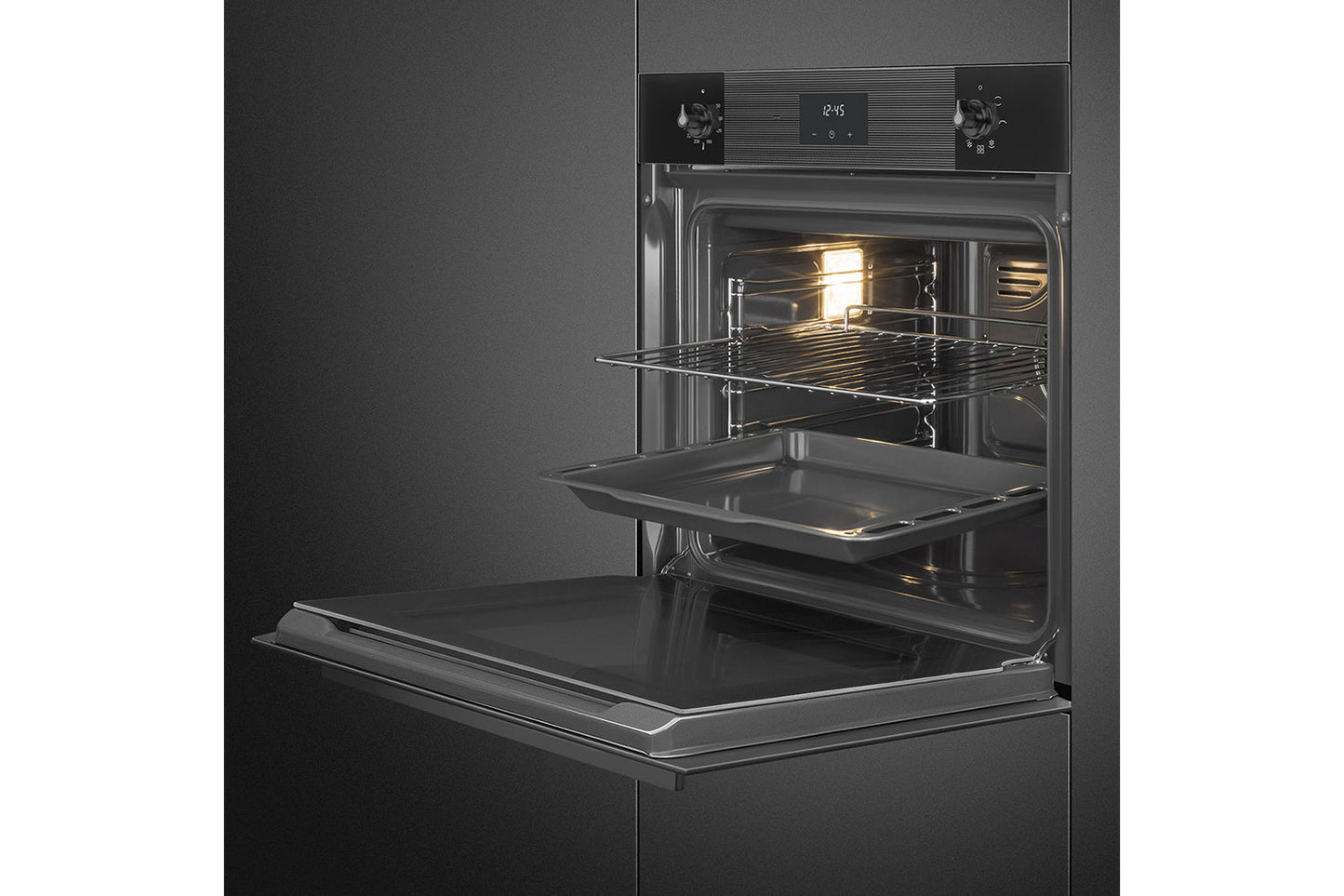 Smeg Linea 60cm Built-in Single Oven | SF6100VB3 | Black