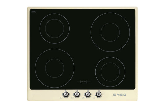 Smeg 60cm Victoria Built-in Induction Hob | Cream