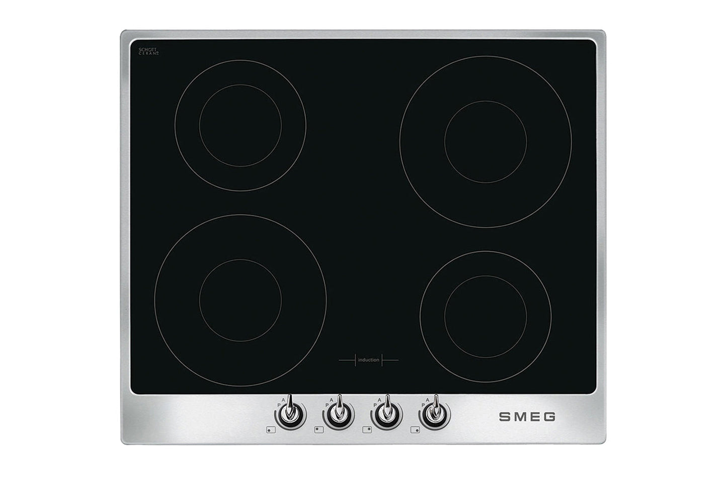 Smeg 60cm Built-in Induction Hob | SI964XM | Stainless Steel