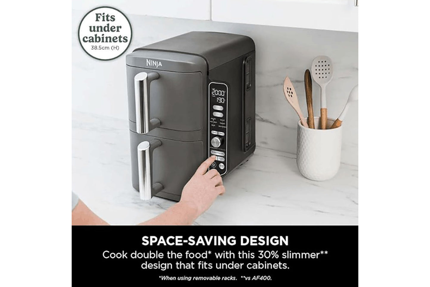 Ninja 9.5L Double Stacked Air Fryer | SL400UK